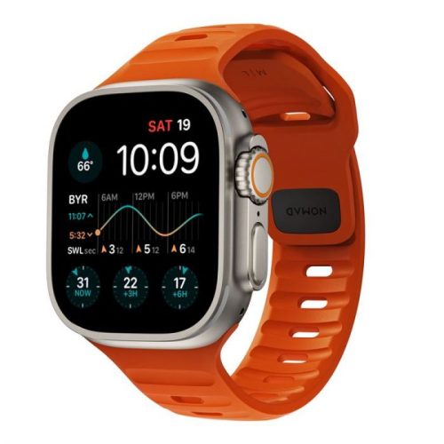 NOMAD Sport Strap Apple Watch szíj 42/ 44/ 45/ 46 /49 mm - narancssárga ( M/L )