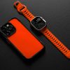 Apple Watch 4/5/6/7/8/SE/Ultra (42/44/45/49mm) Tech-Protect Iconband Line szíj narancs