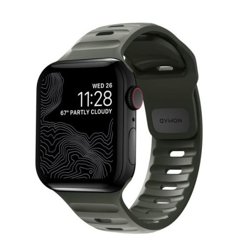 NOMAD Sport Strap Apple Watch szíj  42/ 44/ 45/ 46 /49 mm - zöld / Ash Green ( M/L )