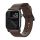 Nomad bőrszíj , Apple Watch 42/ 44/ 45/ 46 /49 mm - barna/fekete csat