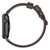 Nomad bőrszíj , Apple Watch 42/ 44/ 45/ 46 /49 mm - barna/fekete csat