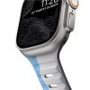 NOMAD Sport Strap Apple Watch szíj 42/ 44/ 45/ 46 /49 mm - Lunar Gray/Electric Blue