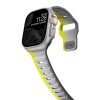 NOMAD Sport Strap Apple Watch szíj 42/ 44/ 45/ 46 /49 mm - Lunar Gray/High Volta