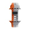 NOMAD Sport Strap Apple Watch szíj 42/ 44/ 45/ 46 /49 mm - Lunar Gray/Ultra Orange