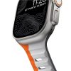 NOMAD Sport Strap Apple Watch szíj 42/ 44/ 45/ 46 /49 mm - Lunar Gray/Ultra Orange