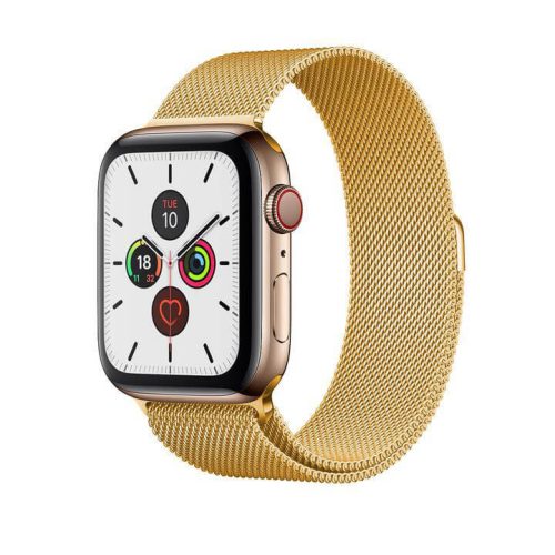 Apple Watch Elegáns Milánói Fém Szíj – arany, 42/ 44/ 45/ 49 mm
