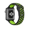 Tactical Double szilikon Apple Watch 1/2/3 42mm fekete/sárga szíj