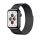 Apple Watch Elegáns Milánói Fém Szíj – fekete, 38/ 40/ 41 mm