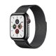 Apple Watch Elegáns Milánói Fém Szíj – fekete, (38/40/41/42mm(Series 10)