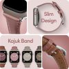 Apple Watch 38/ 40/ 41 mm Spigen Cyrill Kajuk óraszíj krém szín