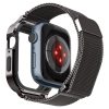 Spigen Metal Fit Pro Apple Watch tok és óraszíj 44/ 45 mm -fekete