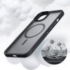 Apple iPhone 12 / 12 Pro tok, Tech- Protect MagSafe-kompatibilis áttetsző matt  fekete