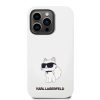 Apple iPhone 12 / 12 Pro Karl Lagerfeld Liquid Silicone Choupette NFT  fehér