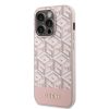 Apple iPhone 13 tok,  Guess G Cube MagSafe kompatibilis rózsaszín