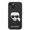 Apple iPhone 14 Pro tok, Karl Lagerfeld Karl Head szilikon - fekete