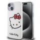 Hello Kitty IML Head Logo Case for Apple iPhone 15 Pro tok,  - fehér