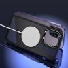 Apple iPhone 15 tok Magnetic Carbon  fekete-zöld (Magsafe kompatibilis)