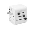 Hoco C80A USB-C + USB-A QC3.0 USB hálózati töltő adapter 20W + USB-C kábel, fehér