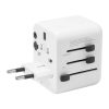 Hoco C80A USB-C + USB-A QC3.0 USB hálózati töltő adapter 20W + USB-C kábel, fehér