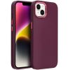 Apple iPhone 16 Pro, Szilikon tok, közepesen ütésálló, fémhatású kamera keret, Frame Case, lila