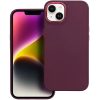 Apple iPhone 16 Pro, Szilikon tok, közepesen ütésálló, fémhatású kamera keret, Frame Case, lila