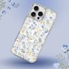 Apple iPhone 16 Pro Max, Műanyag hátlap védőtok + szilikon keret, Magsafe töltővel kompatibilis, tavaszi virág minta, Magmood Magsafe Spring Flowers, mintás/átlátszó