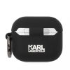 Karl Lagerfeld tok fekete KLA3RUNCHK Airpods 3 készülékhez