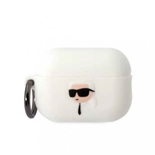 Karl Lagerfeld tok fehér KLAP2RUNIKH Airpods Pro 2 készülékhez