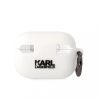 Karl Lagerfeld tok fehér KLAP2RUNIKH Airpods Pro 2 készülékhez