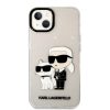 Karl Lagerfeld tok átlátszó KLHCP13MHNKCTGT IPhone 13 készülékhez