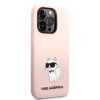 Karl Lagerfeld tok pink KLHCP14LSNCHBCP IPhone 14 Pro készülékhez