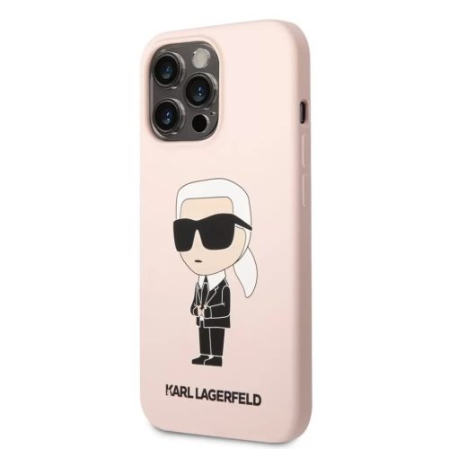 Karl Lagerfeld tok pink KLHCP13LSNIKBCP IPhone 13 Pro készülékhez