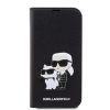 Karl Lagerfeld tok fekete IPhone 14 Pro készülékhez KLBKP14LSANKCPK