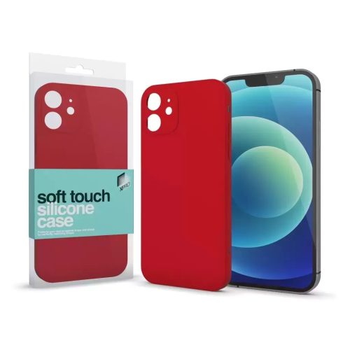 XPRO Soft Touch szilikon tok Slim piros IPhone 15 Pro Max készülékhez