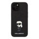 Karl Lagerfeld tok fekete KLHCP15SGKNPSK IPhone 15 készülékhez