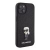 Karl Lagerfeld tok fekete KLHCP15SGKNPSK IPhone 15 készülékhez