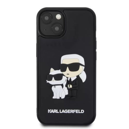 Karl Lagerfeld tok fekete KLHCP15S3DRKCNK IPhone 15 készülékhez