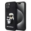 Karl Lagerfeld tok fekete KLHCP15S3DRKCNK IPhone 15 készülékhez