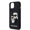 Karl Lagerfeld tok fekete KLHCP15S3DRKCNK IPhone 15 készülékhez