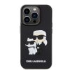 Karl Lagerfeld tok fekete KLHCP15L3DRKCNK IPhone 15 Pro készülékhez