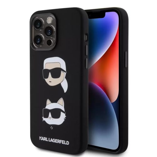 Karl Lagerfeld tok fekete KLHCP15XSDHKCNK IPhone 15 Pro Max készülékhez