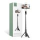 Tech-Protect L05S Vezeték nélküli Selfie bot Tripod Led világítással Fekete