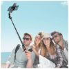 Tech-Protect L05S Vezeték nélküli Selfie bot Tripod Led világítással Fekete