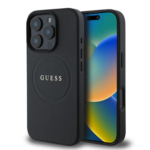 Guess tok Fekete Apple iPhone 16 Pro Max készülékhez GUHMP16XPGHSMMK