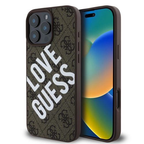 Guess tok Barna Apple iPhone 16 Pro Max készülékhez GUHMP16XP4PLGWW