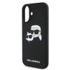 Karl Lagerfeld tok fekete KLHMP16MSKCHPPLK Apple Iphone 16 Plus készülékhez