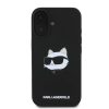 Karl Lagerfeld tok fekete KLHMP16SSCHPPLK Apple Iphone 16 készülékhez