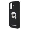 Karl Lagerfeld tok fekete KLHMP16SSKHPPLK Apple Iphone 16 készülékhez